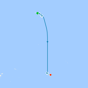 South Pacific from Honolulu