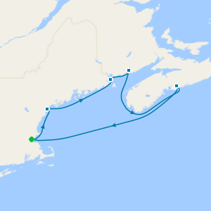 Canada & New England from Boston