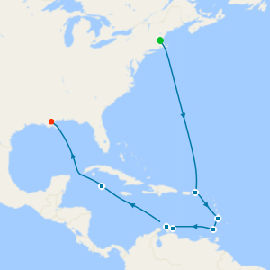 Caribbean from Boston to New Orleans