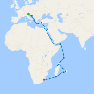 Grand Voyage from Venice to Durban