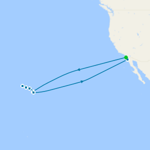 Circle Hawaii from San Diego