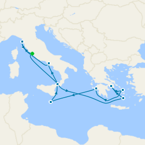 Mediterraneo da Civitavecchia