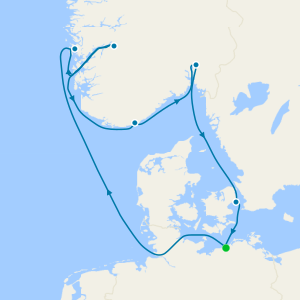 Crociere ai Fiordi e Norvegia da Warnemunde