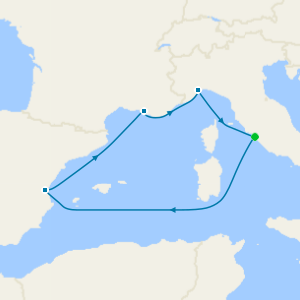 Mediterraneo da Civitavecchia