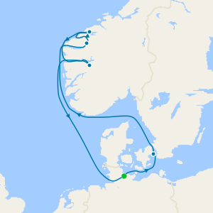 Crociere ai Fiordi e Norvegia da Kiel