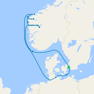 Crociere ai Fiordi e Norvegia da Copenhagen