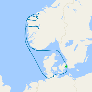 Crociere ai Fiordi e Norvegia da Copenhagen