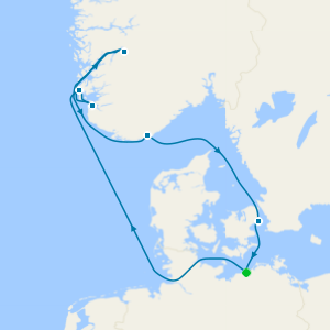 Crociere ai Fiordi e Norvegia da Warnemunde