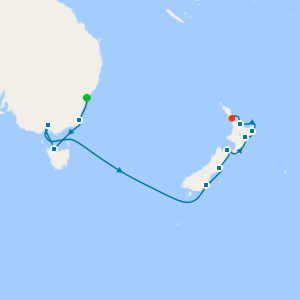 da Sydney a Auckland - notte a bordo