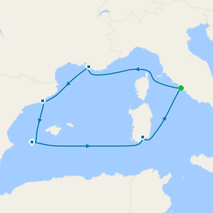 Mediterraneo da Civitavecchia