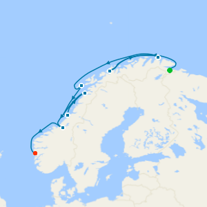 da Kirkenes a Bergen