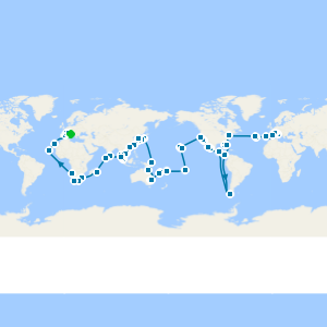 Spettacolare Giro del Mondo da Civitavecchia