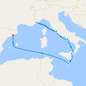 da Civitavecchia a Barcellona