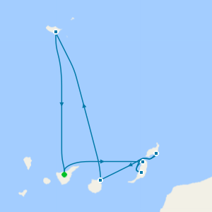 Isole Canarie e Azzorre da Santa Cruz de Tenerife