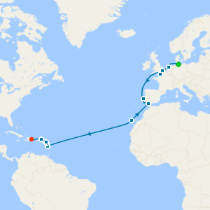 da Amburgo a Santo Domingo