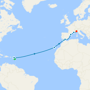 da Guadalupa a Savona