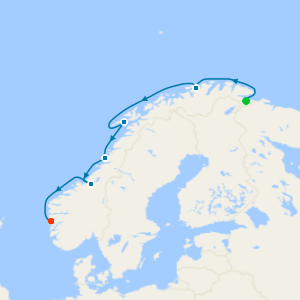 da Kirkenes a Bergen